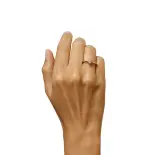 Pierścionek zaręczynowy złoty z diamentem 0,40 ct.